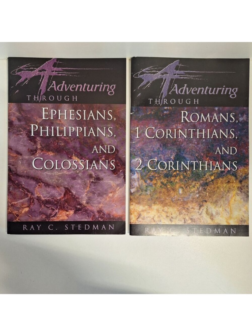 Adventuring Through Bible Ray Stedman Ephesians Genesis Proverbs Roman 4 RBC Lot - Picture 3 of 7